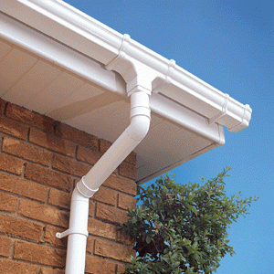 Guttering drainage roof