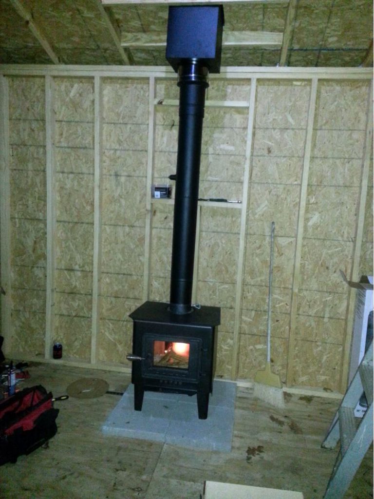 How To Install Wood Stove Pipe Through Metal Roof