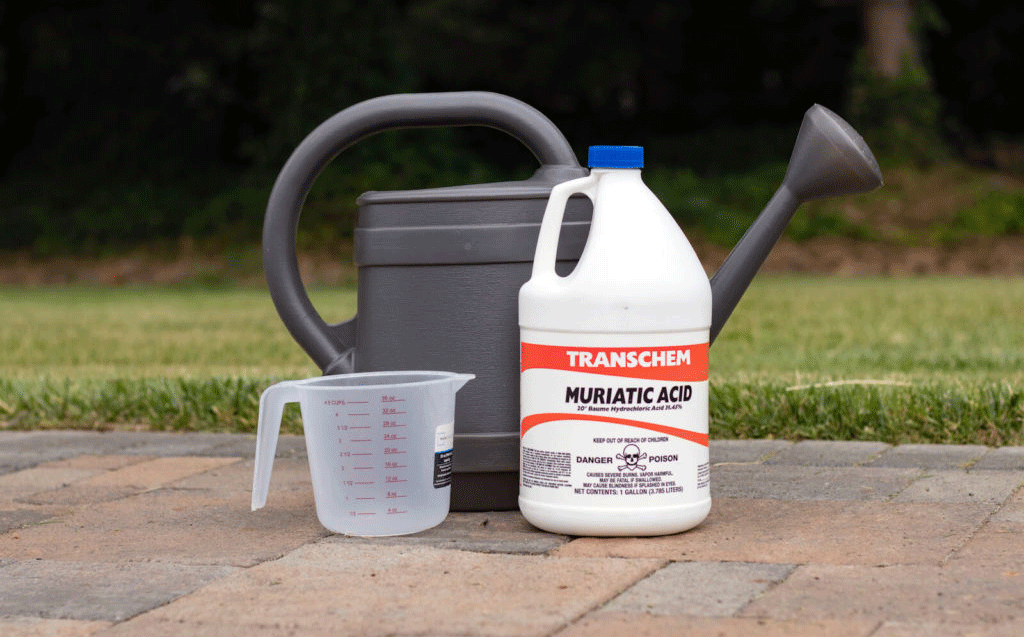 Remove Roofing Tar From Concrete Muriatic Acid