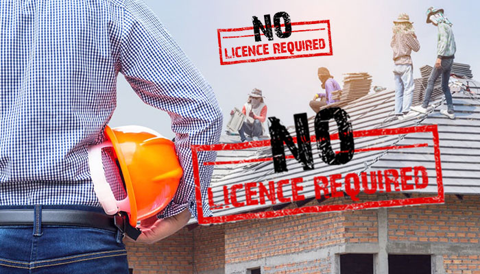 What states do not require a roofing license