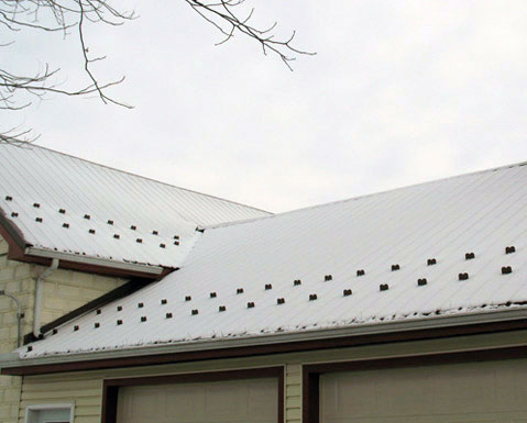 Snow Slide Off Metal Roof